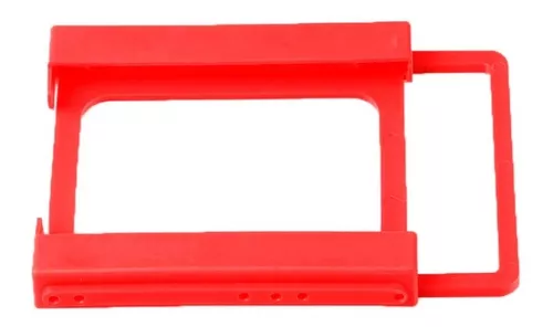 SUPORTE PARA 1 HDD E SSD PLASTICO VERMELHO SU-S01 F3