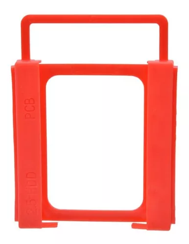 SUPORTE PARA 1 HDD E SSD PLASTICO VERMELHO SU-S01 F3