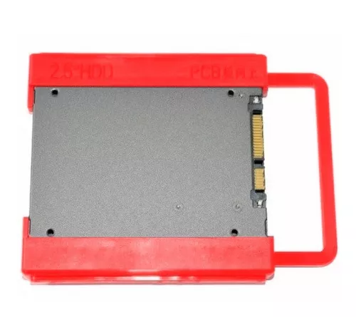 SUPORTE PARA 1 HDD E SSD PLASTICO VERMELHO SU-S01 F3