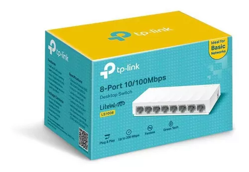 SWITCH 8 PORTAS 10/100 TPLINK LS1008