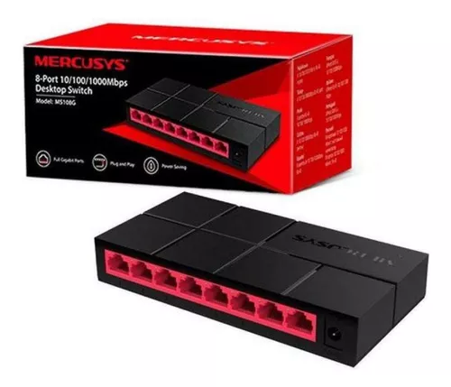 SWITCH MERCUSYS 8 PTS GIGA MS108G