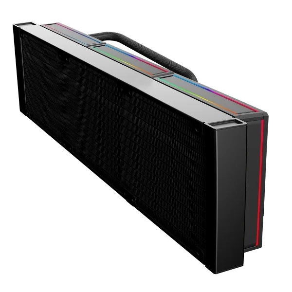 WATER COOLER PCYES VISION 360MM BLACK VULCAN - TELA LCD 2,1 - VS360BV